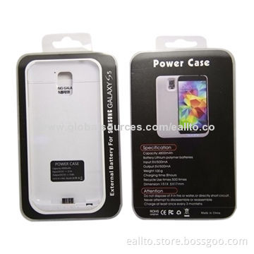 3,200/4,500mAh Power Bank Cases for Samsung Galaxy S5 with Lithium Polymer Battery
